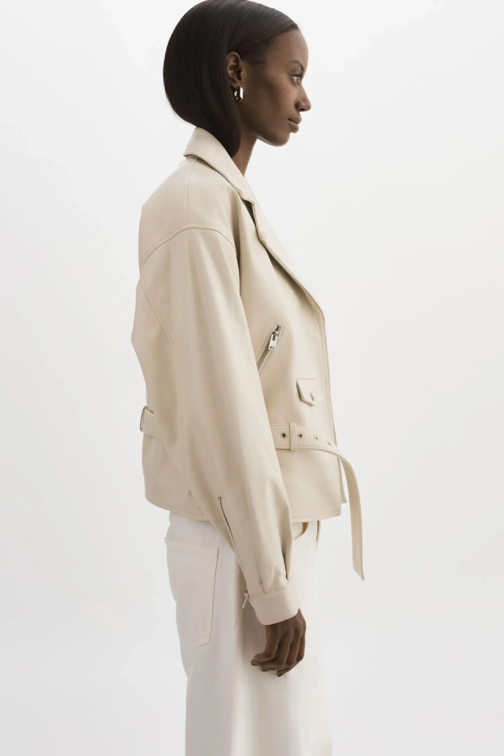 Femme LAMARQUE DANIELA | Veste Moto En Cuir