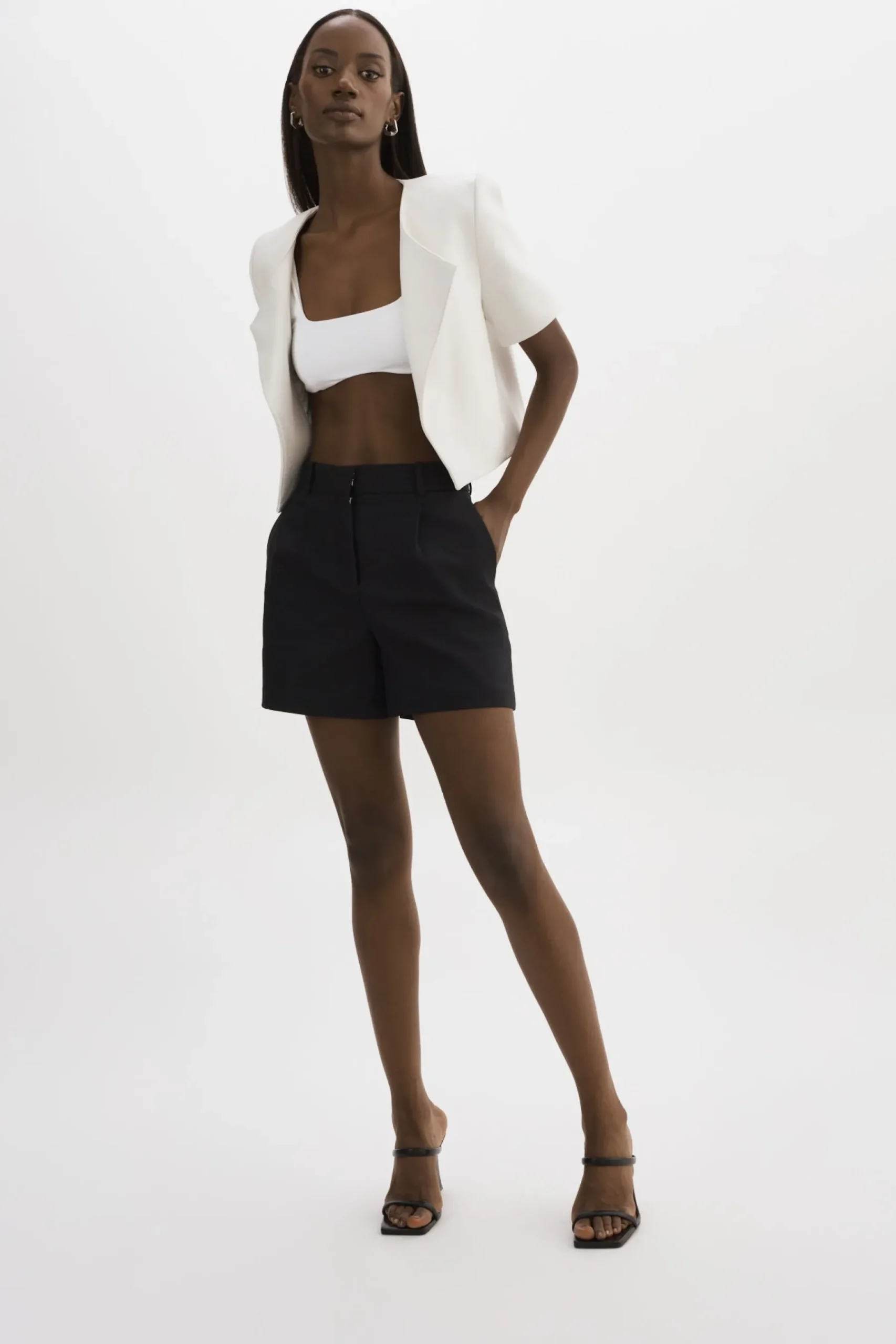 Femme LAMARQUE DARIA | Cropped Leather Jacket