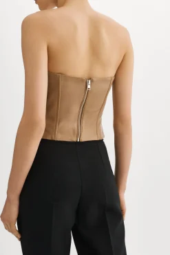 Femme LAMARQUE DAVINA Bustier En Cuir