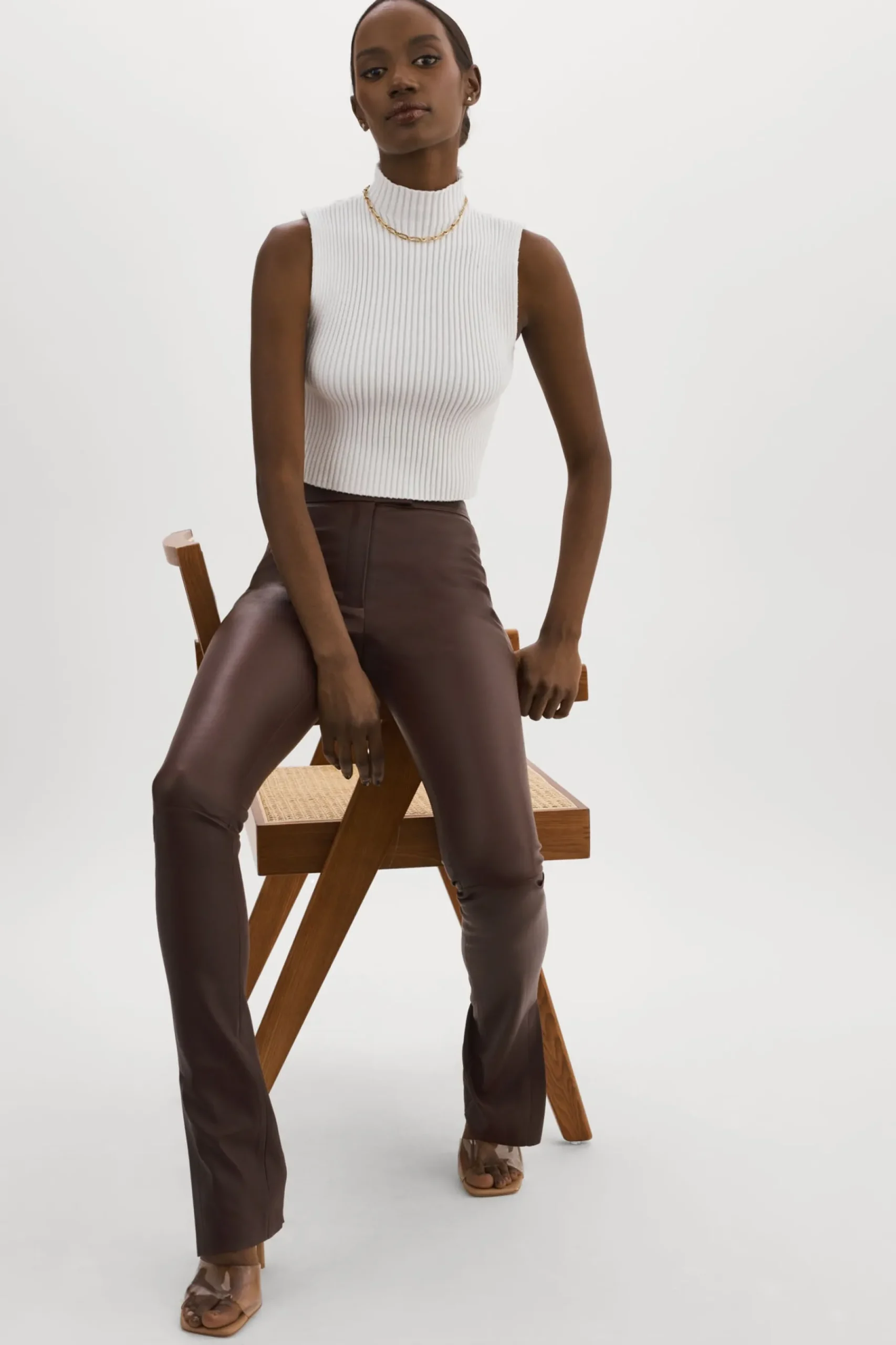 Femme LAMARQUE DAWN | Stretch Leather Pants