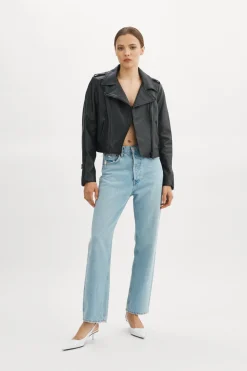 Femme LAMARQUE DONNA | Veste Moto Signature En Cuir