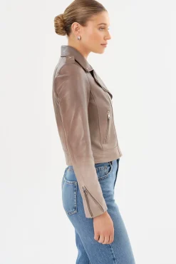 Femme LAMARQUE DONNA | Veste Moto Signature En Cuir