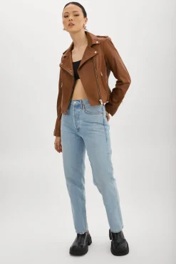 Femme LAMARQUE DONNA | Veste Moto Signature En Cuir
