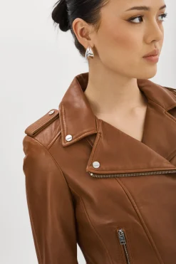 Femme LAMARQUE DONNA | Veste Moto Signature En Cuir