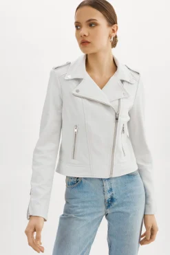 Femme LAMARQUE DONNA | Veste Moto Signature En Cuir