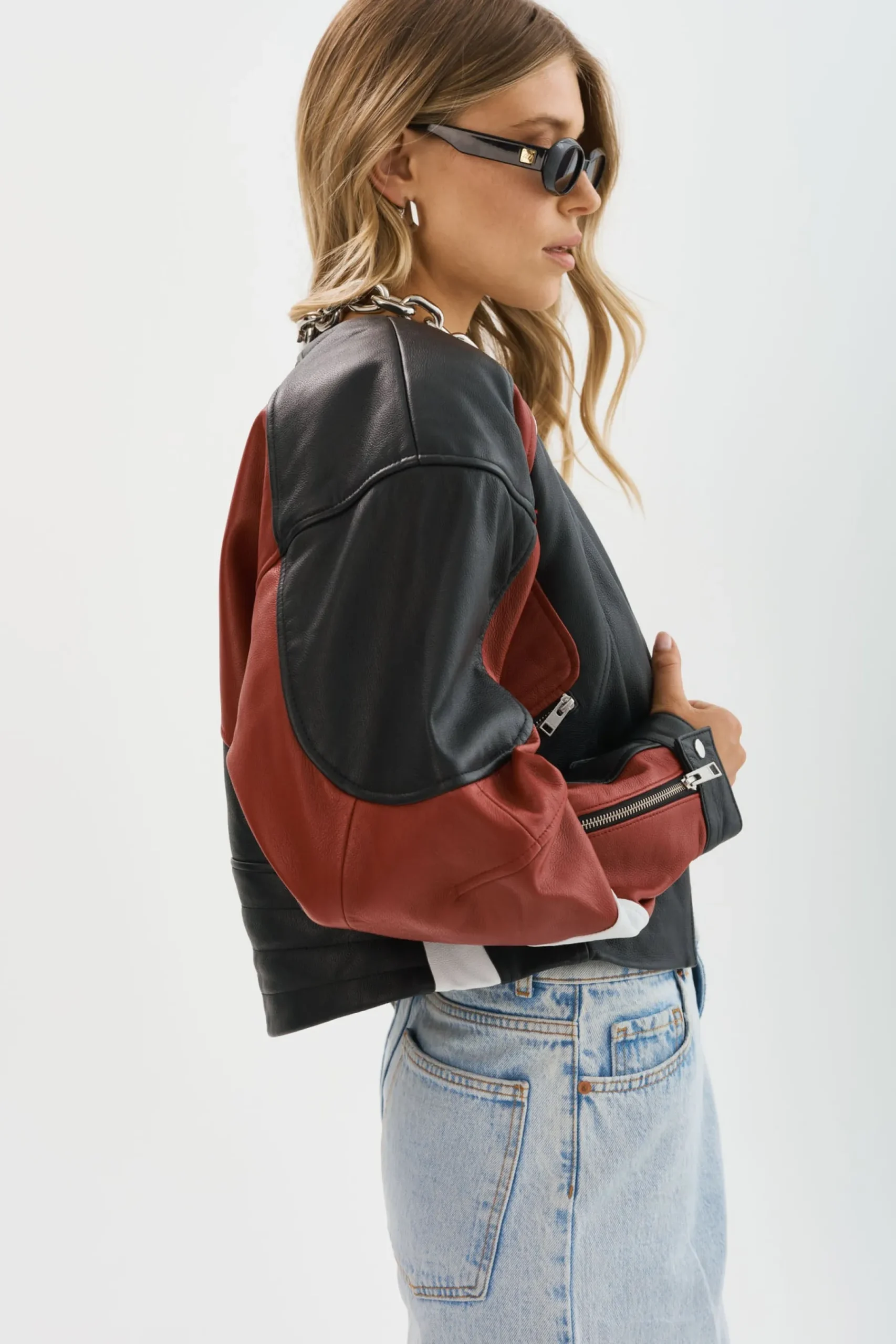 Femme LAMARQUE DUSTIN | Veste De Course En Cuir