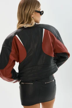 Femme LAMARQUE DUSTIN | Veste De Course En Cuir
