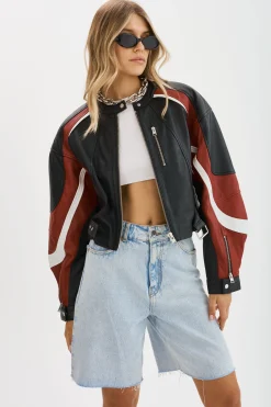 Femme LAMARQUE DUSTIN | Veste De Course En Cuir