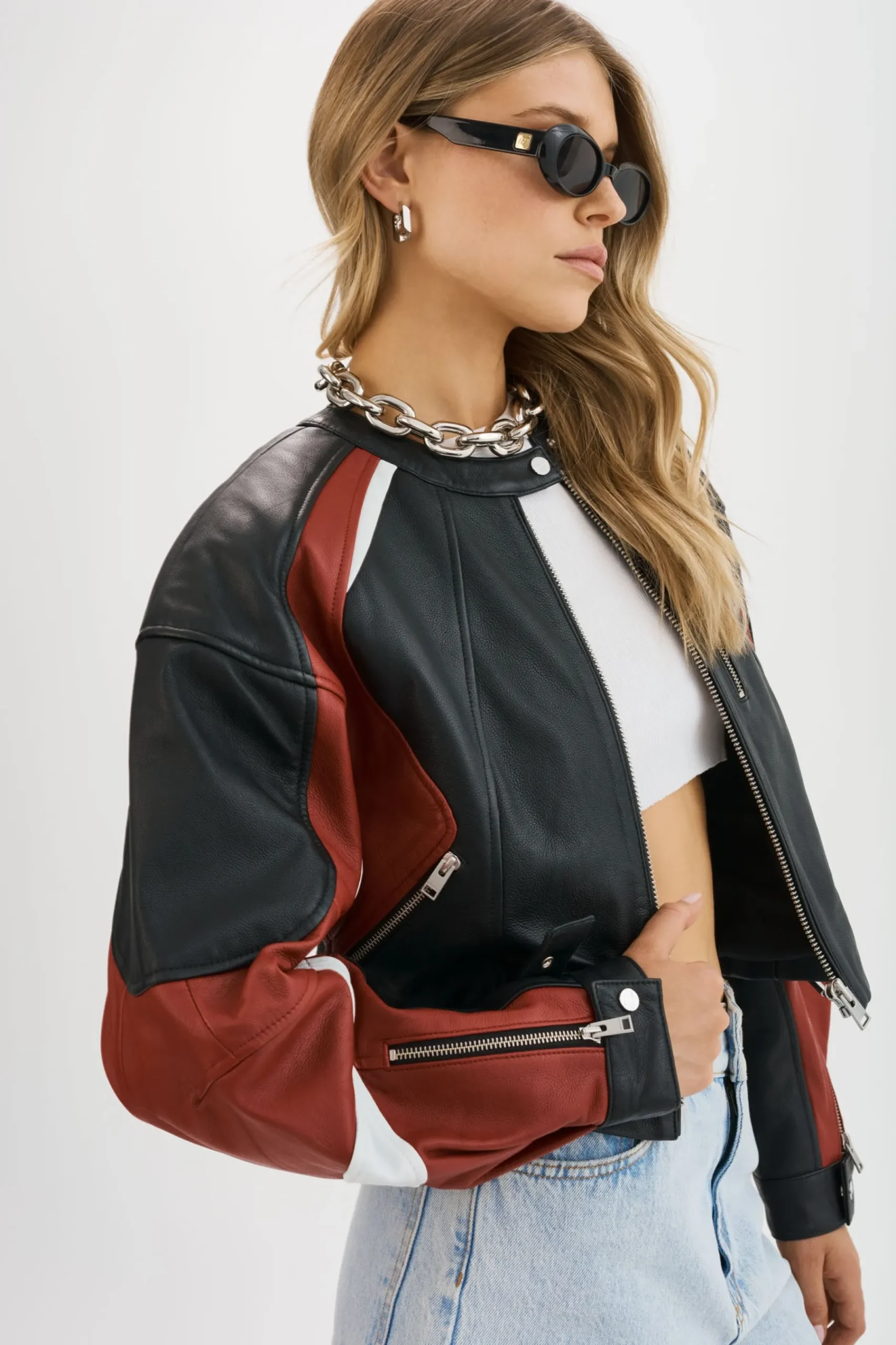 Femme LAMARQUE DUSTIN | Veste De Course En Cuir
