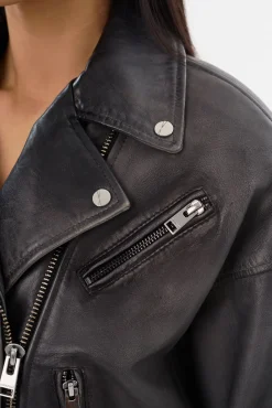 Femme LAMARQUE DYLAN | 80's Leather Biker Jacket