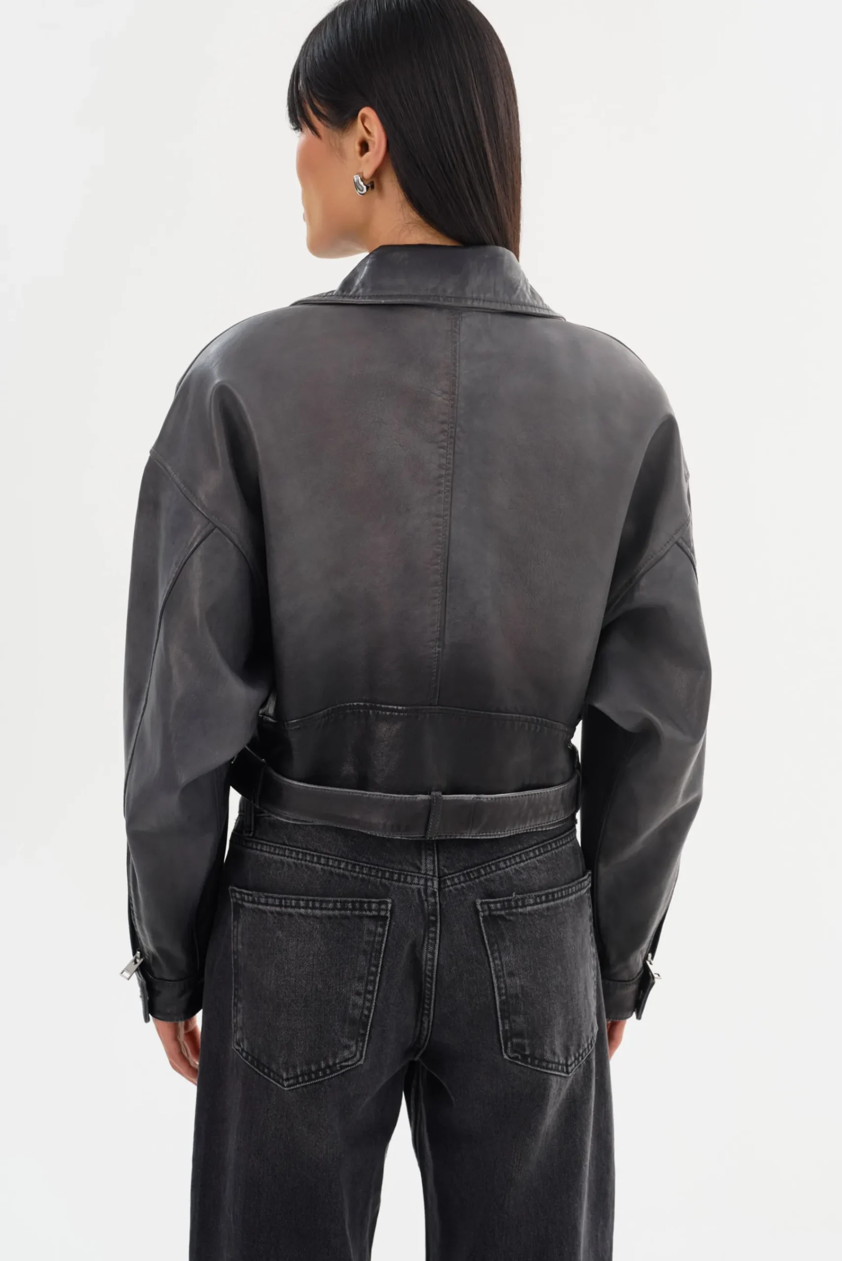 Femme LAMARQUE DYLAN | 80's Leather Biker Jacket