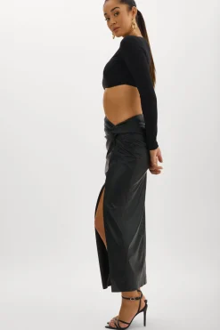 Femme LAMARQUE EILEEN | Jupe Longue En Similicuir