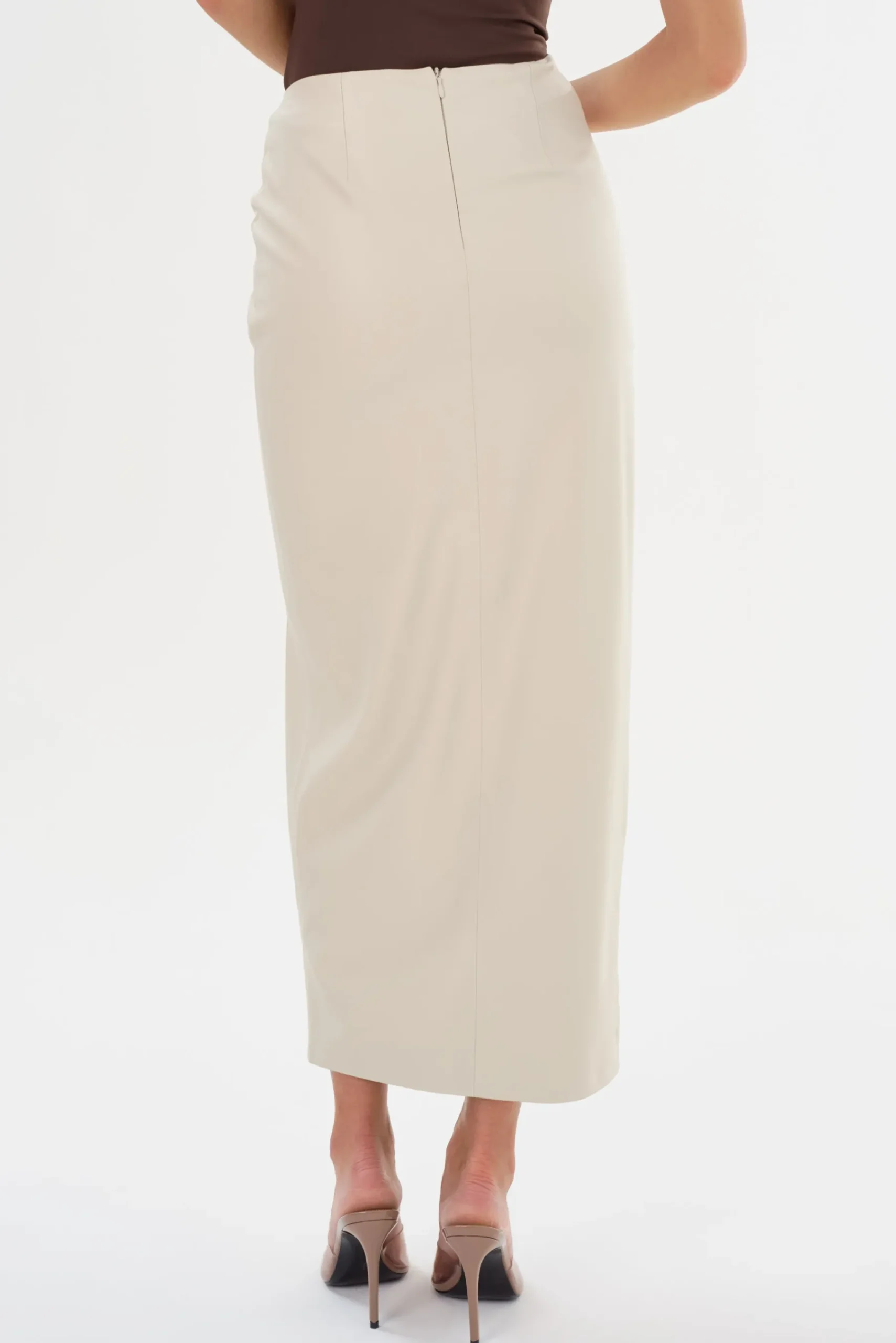 Femme LAMARQUE EILEEN | Jupe Longue En Similicuir