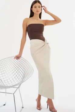 Femme LAMARQUE EILEEN | Jupe Longue En Similicuir