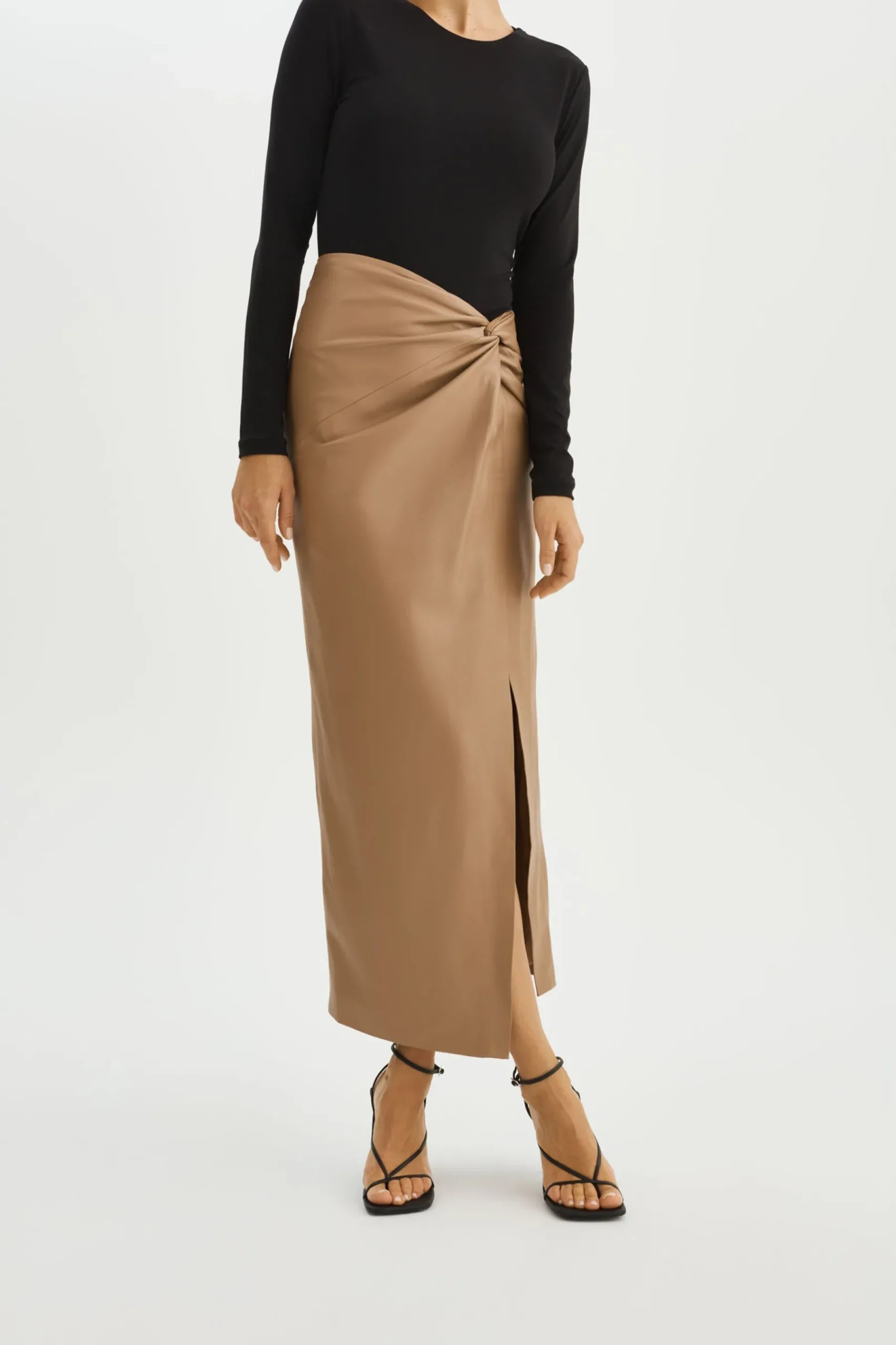 Femme LAMARQUE EILEEN | Jupe Longue En Similicuir