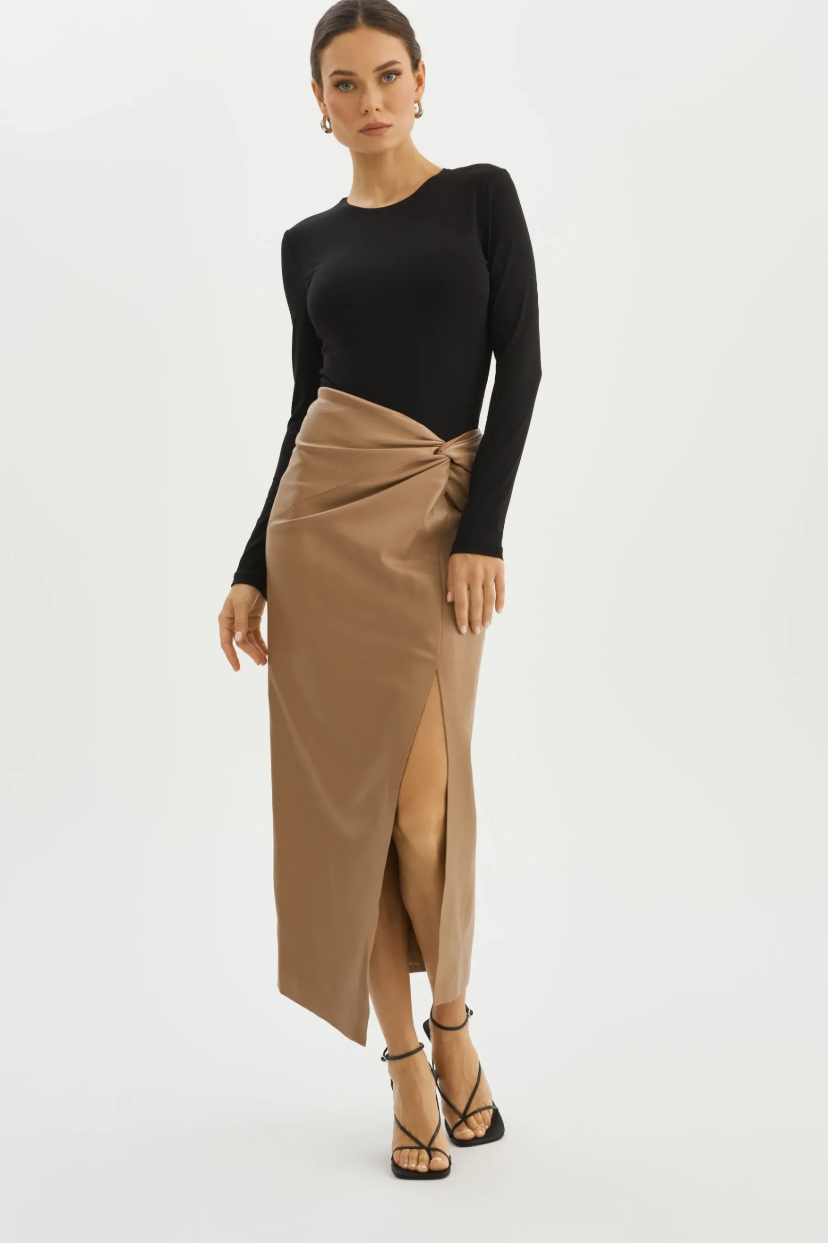 Femme LAMARQUE EILEEN | Jupe Longue En Similicuir