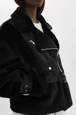 Femme LAMARQUE ELODY | Veste En Fausse Fourrure