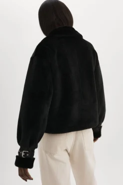 Femme LAMARQUE ELODY | Veste En Fausse Fourrure
