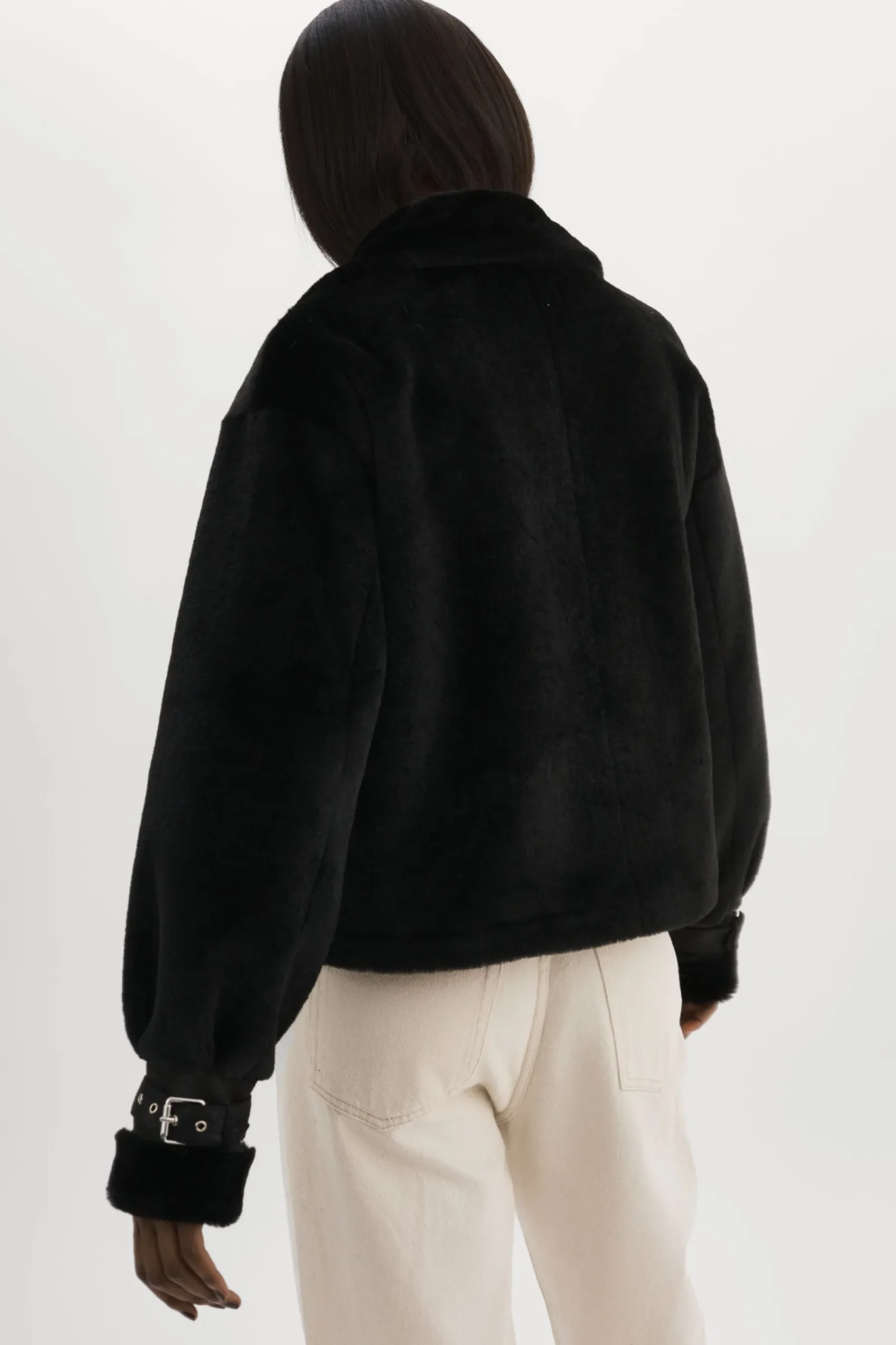 Femme LAMARQUE ELODY | Veste En Fausse Fourrure