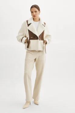 Femme LAMARQUE ELODY | Veste En Fausse Fourrure