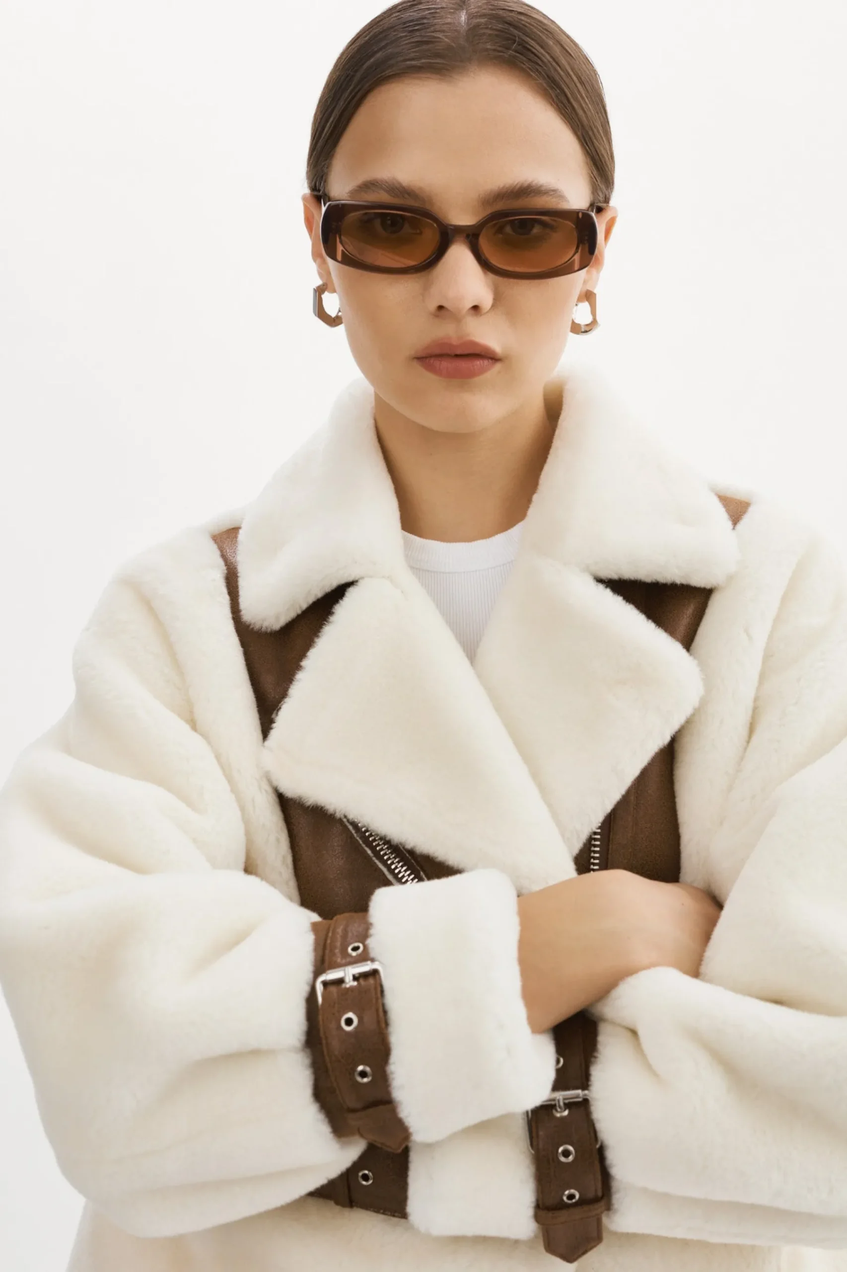 Femme LAMARQUE ELODY | Veste En Fausse Fourrure