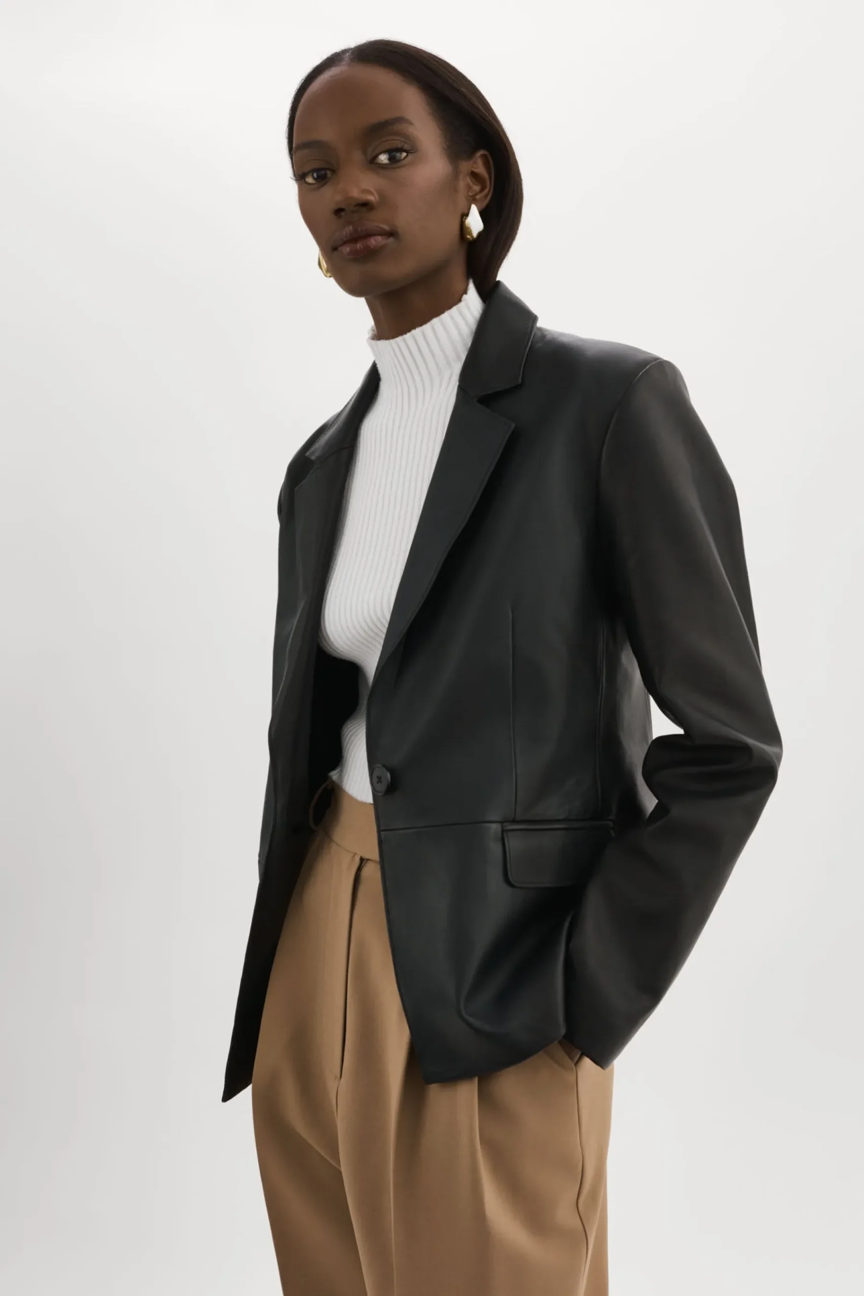 Femme LAMARQUE ELZA | Veston En Cuir