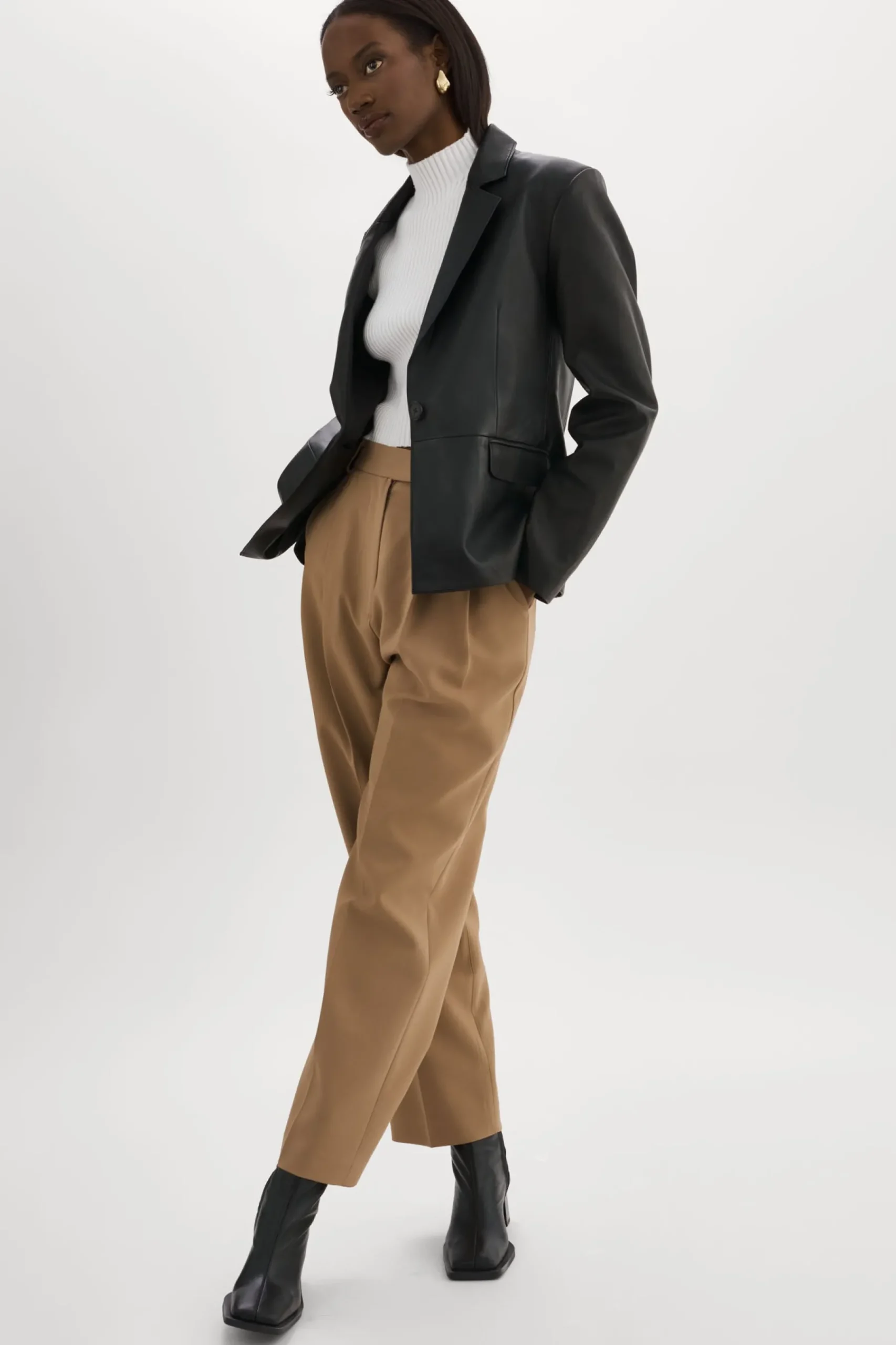 Femme LAMARQUE ELZA | Veston En Cuir