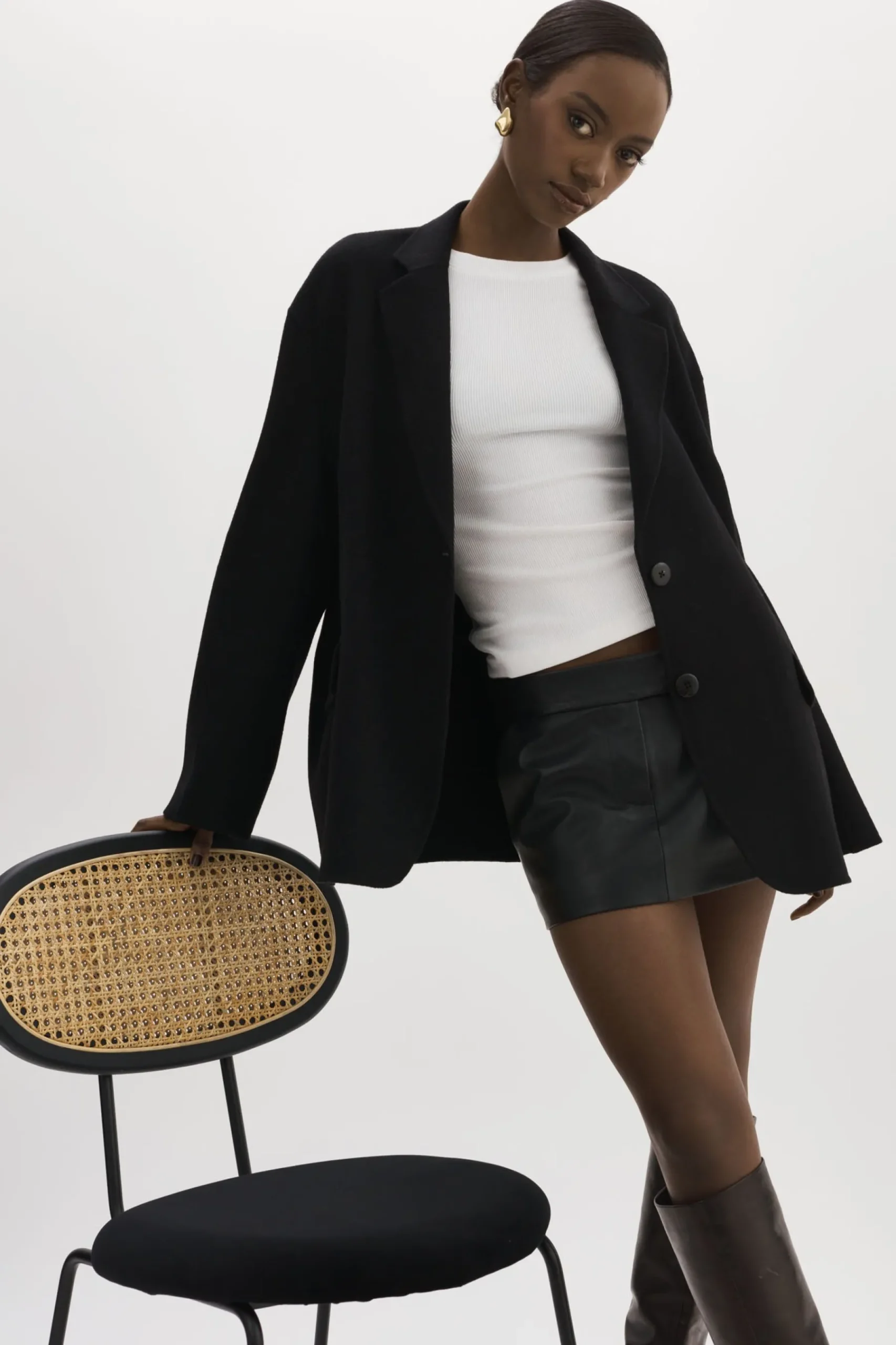 Femme LAMARQUE ENNIS | Blazer Surdimensionné En Laine