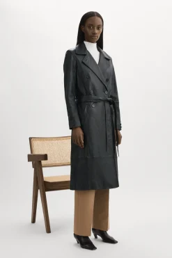 Femme LAMARQUE ERMA Trench En Cuir