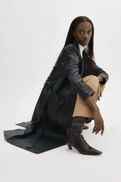Femme LAMARQUE ERMA Trench En Cuir