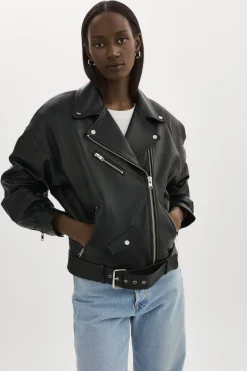 Femme LAMARQUE ESTIA | Veste De Motard En Cuir