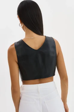 Femme LAMARQUE ESTRELLA | Haut Gilet En Cuir