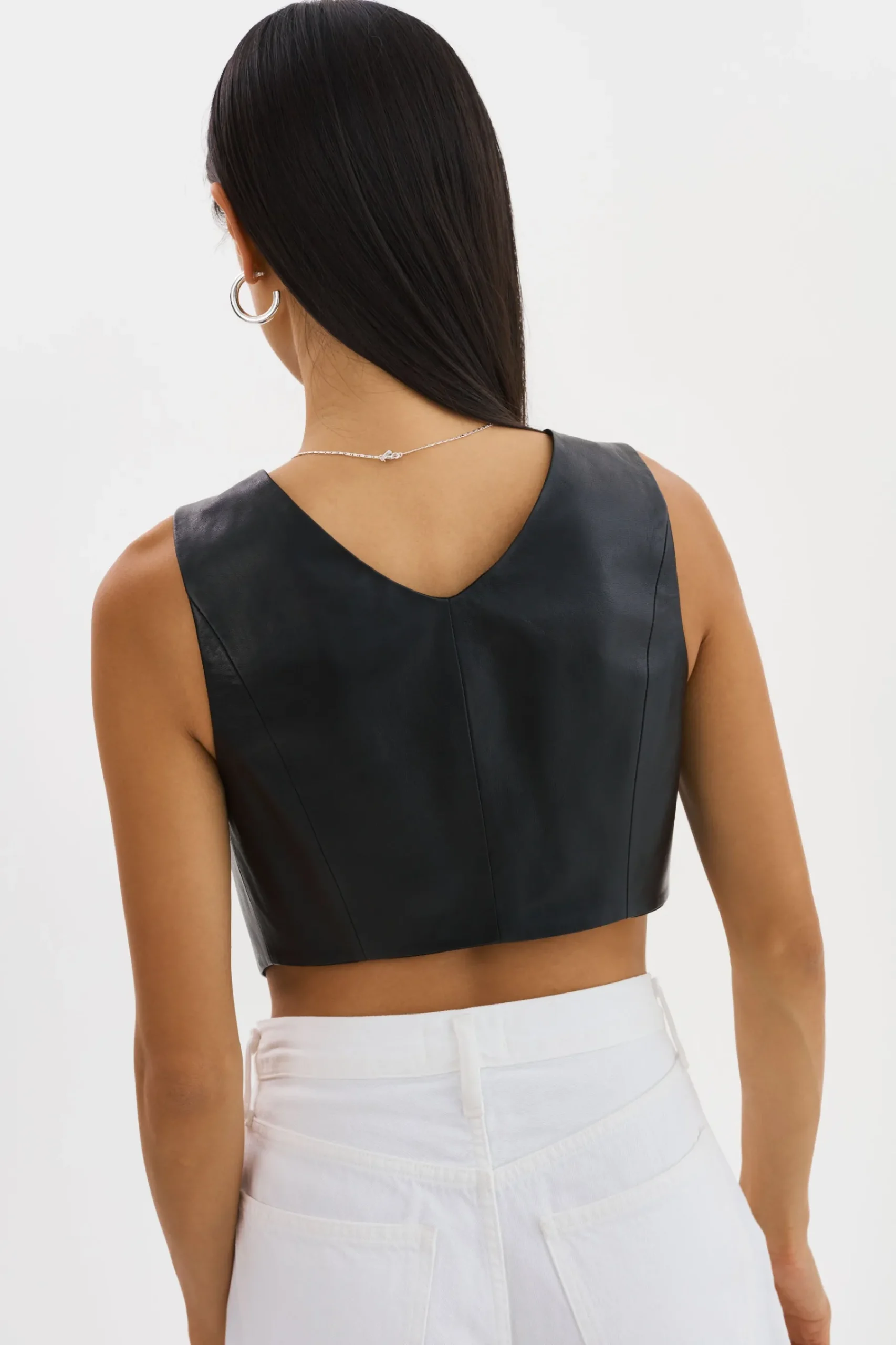 Femme LAMARQUE ESTRELLA | Haut Gilet En Cuir