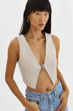 Femme LAMARQUE ESTRELLA | Haut Gilet En Cuir