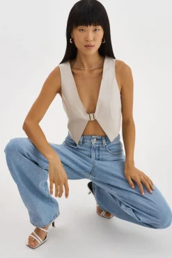Femme LAMARQUE ESTRELLA | Haut Gilet En Cuir