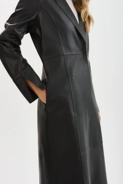 Femme LAMARQUE EVANNA | Manteau Long En Cuir