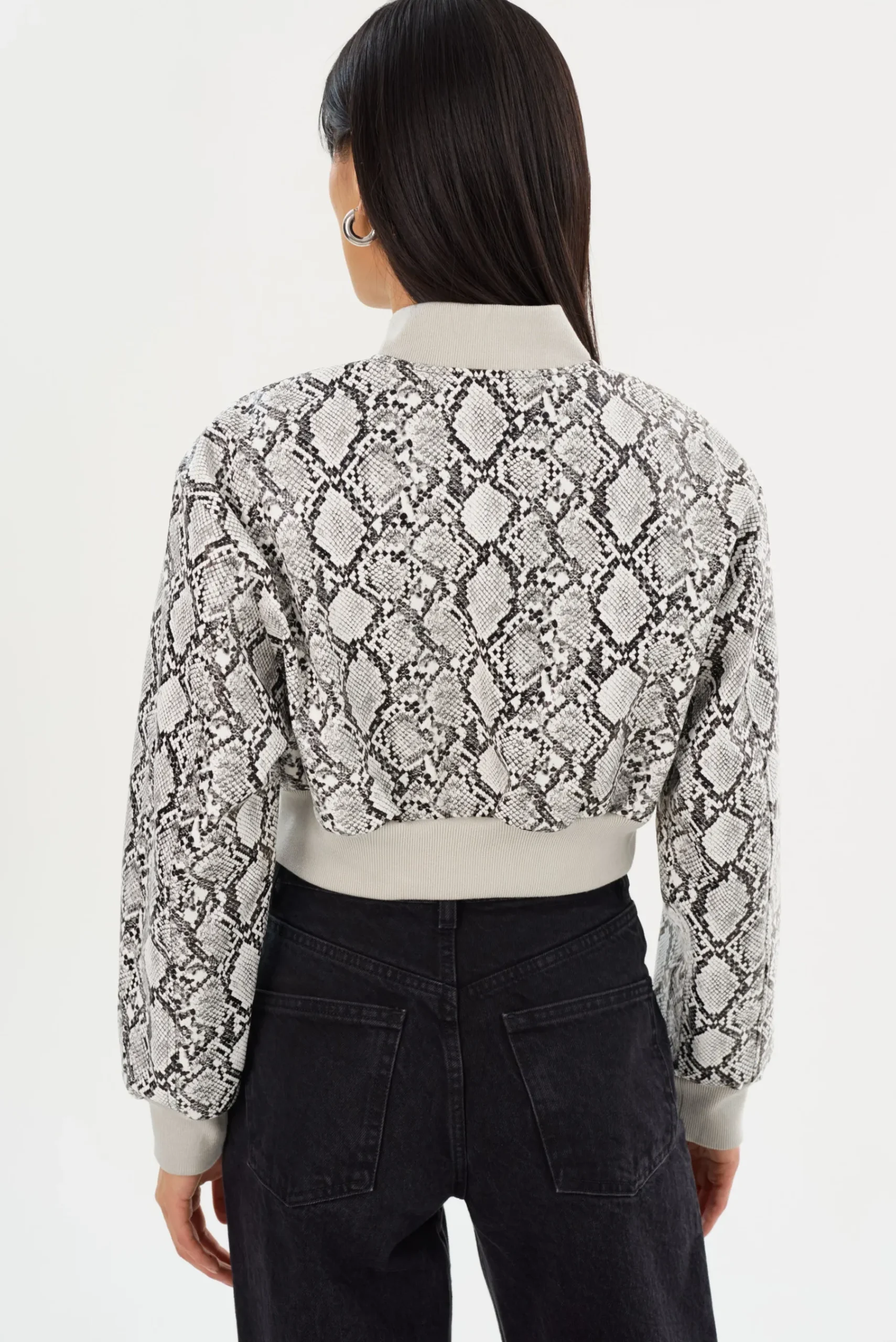 Femme LAMARQUE EVELIN | Bomber Court En Similicuir