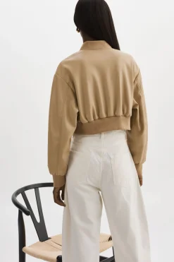 Femme LAMARQUE EVELIN | Bomber Court En Similicuir