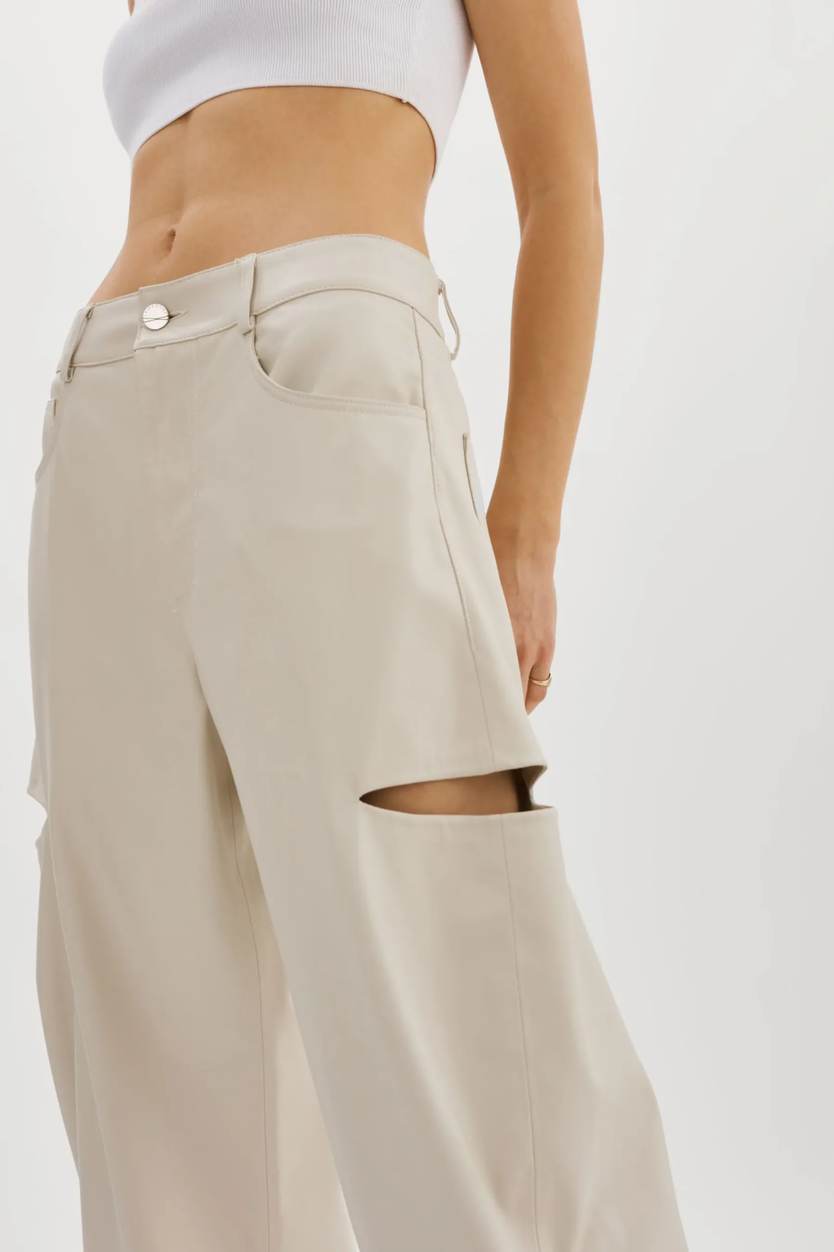 Femme LAMARQUE FALEEN | Faux Leather Loose Pants