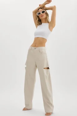 Femme LAMARQUE FALEEN | Faux Leather Loose Pants