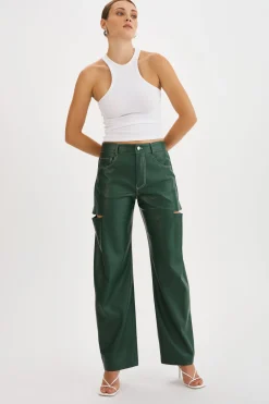 Femme LAMARQUE FALEEN | Pantalon Ample En Similicuir