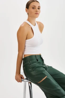 Femme LAMARQUE FALEEN | Pantalon Ample En Similicuir