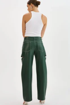 Femme LAMARQUE FALEEN | Pantalon Ample En Similicuir