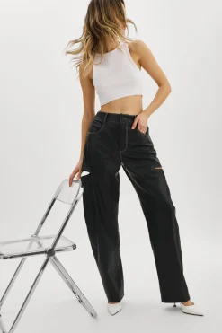 Femme LAMARQUE FALEEN | Pantalon Ample En Similicuir