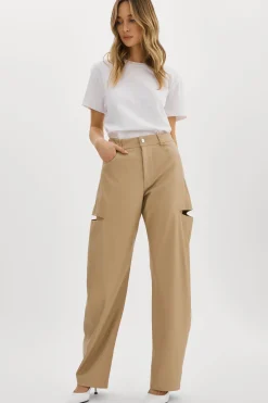 Femme LAMARQUE FALEEN | Pantalon Ample En Similicuir