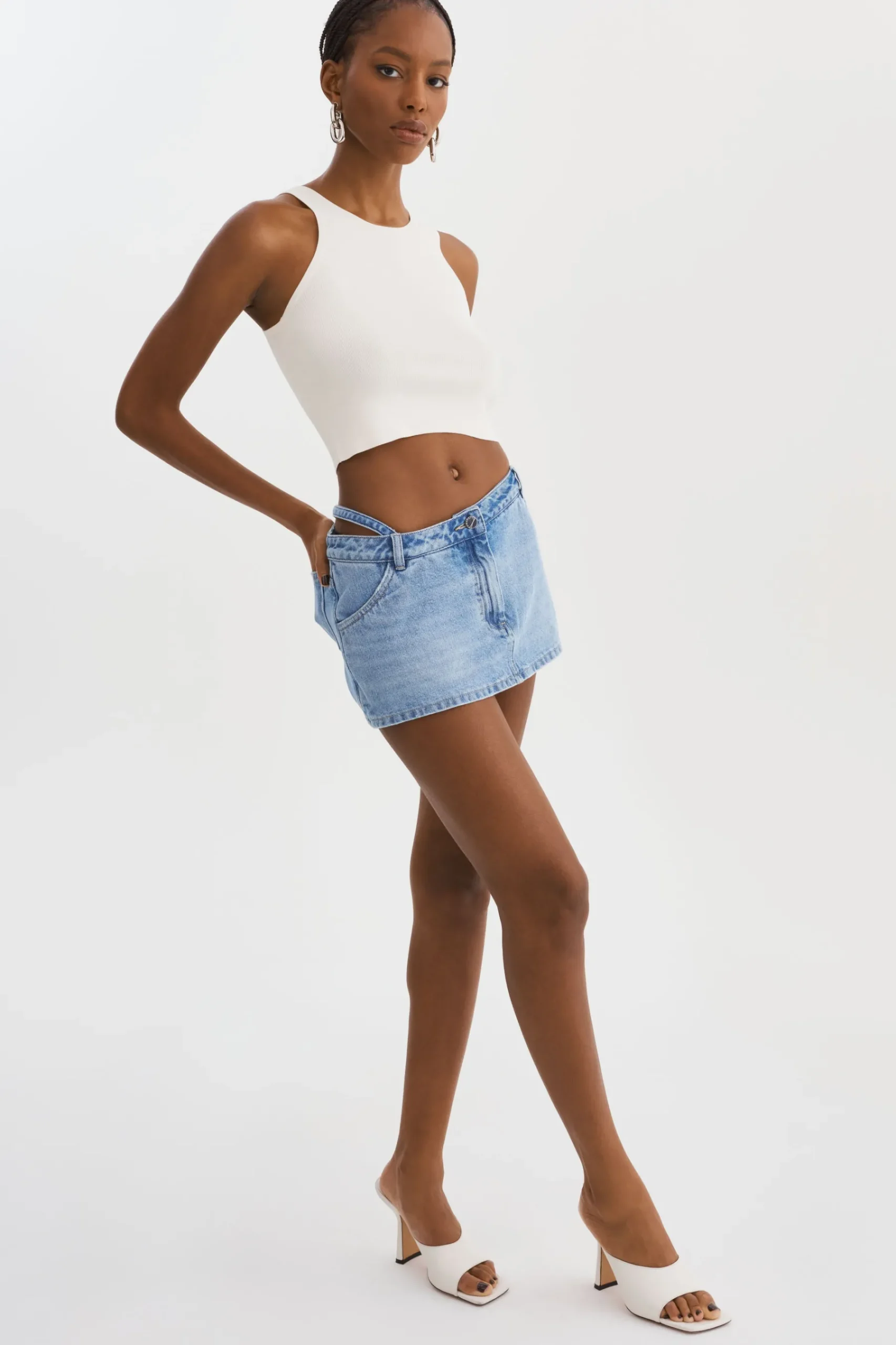 Femme LAMARQUE FANTINA | Denim Skort