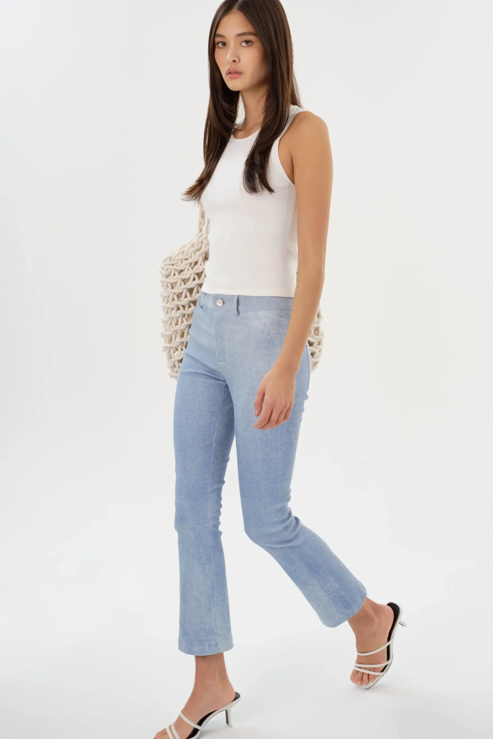 Femme LAMARQUE FARIS | Pantalon En Cuir Stretch