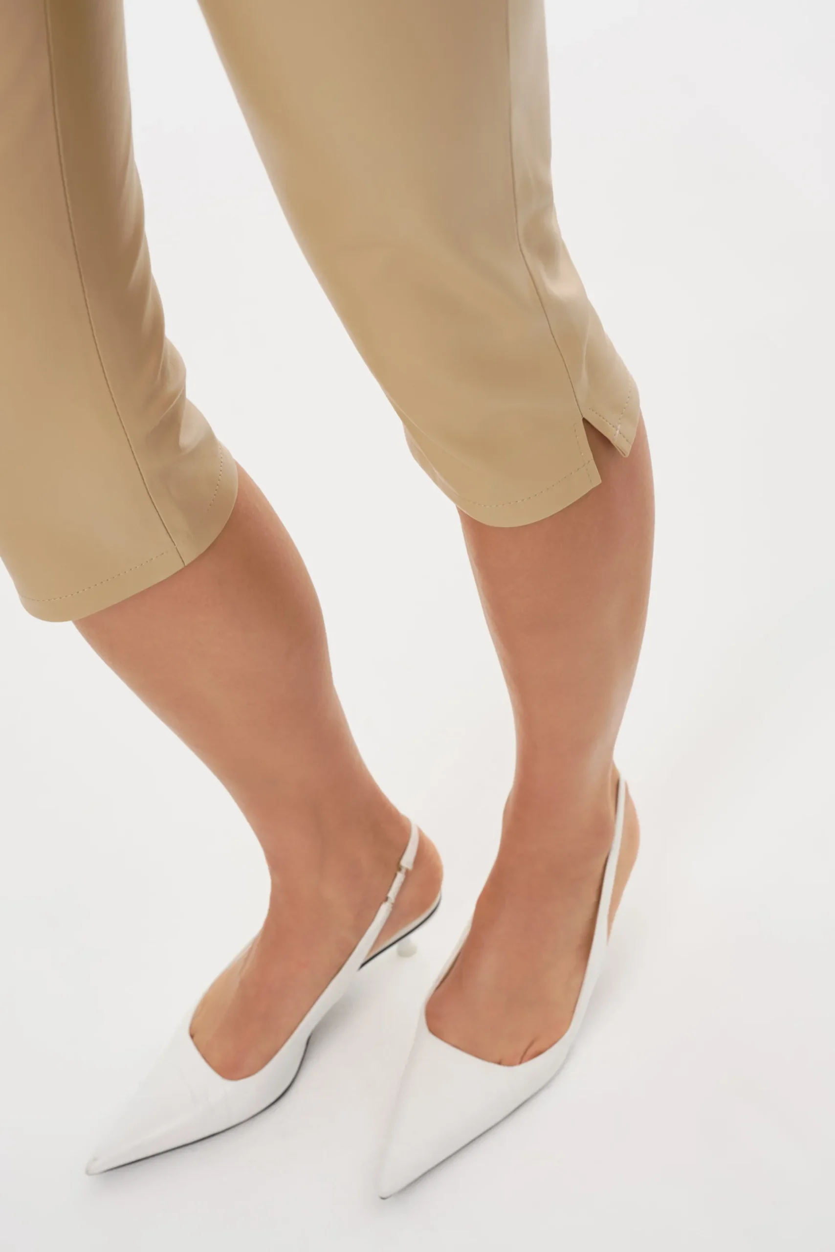 Femme LAMARQUE FAYA | Pantalon Capri En Similicuir