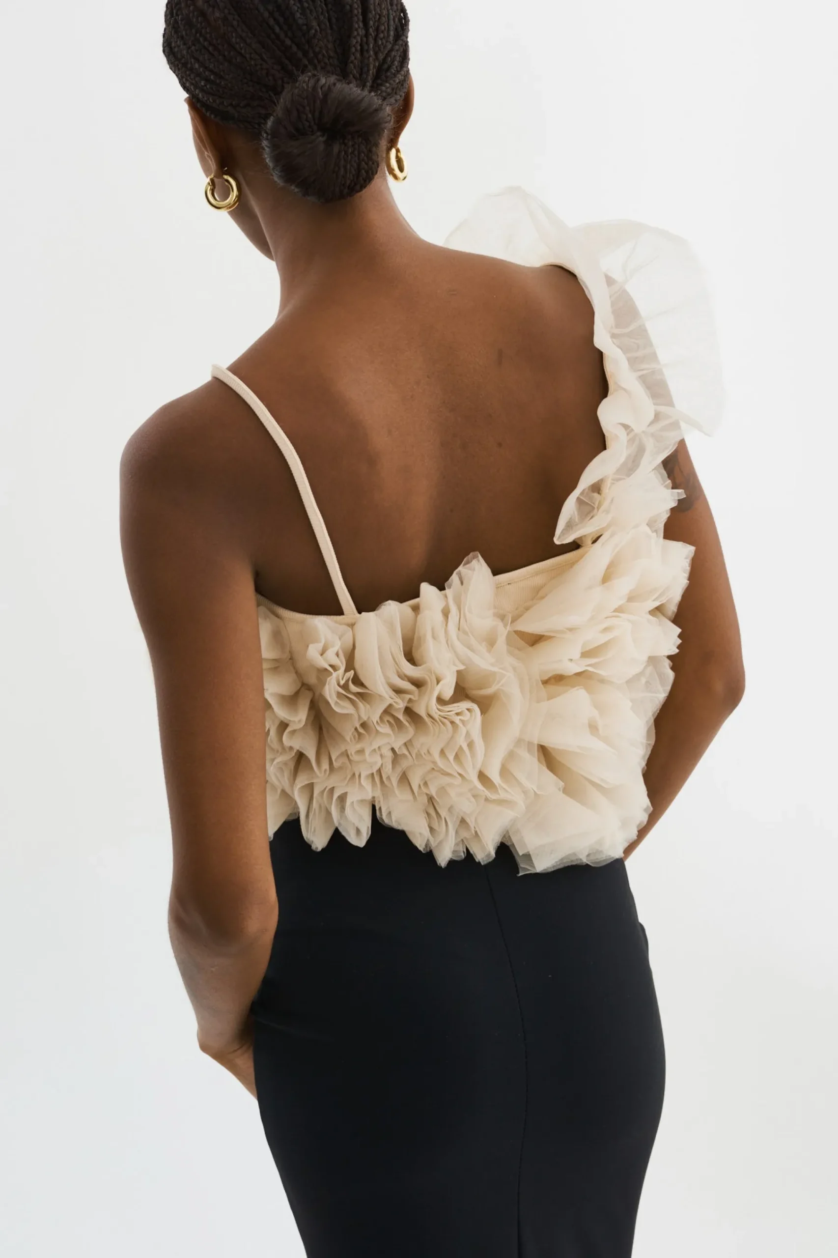 Femme LAMARQUE FELETA | Top à Volants En Tulle