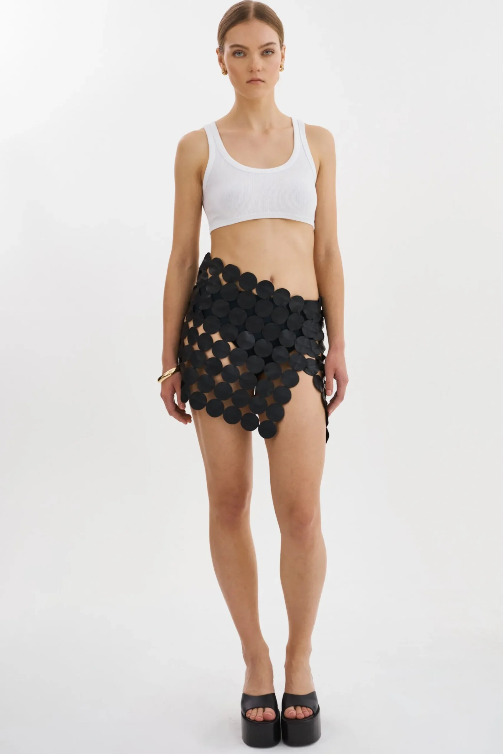 Femme LAMARQUE FENNA | Mini Jupe Multi-cercles
